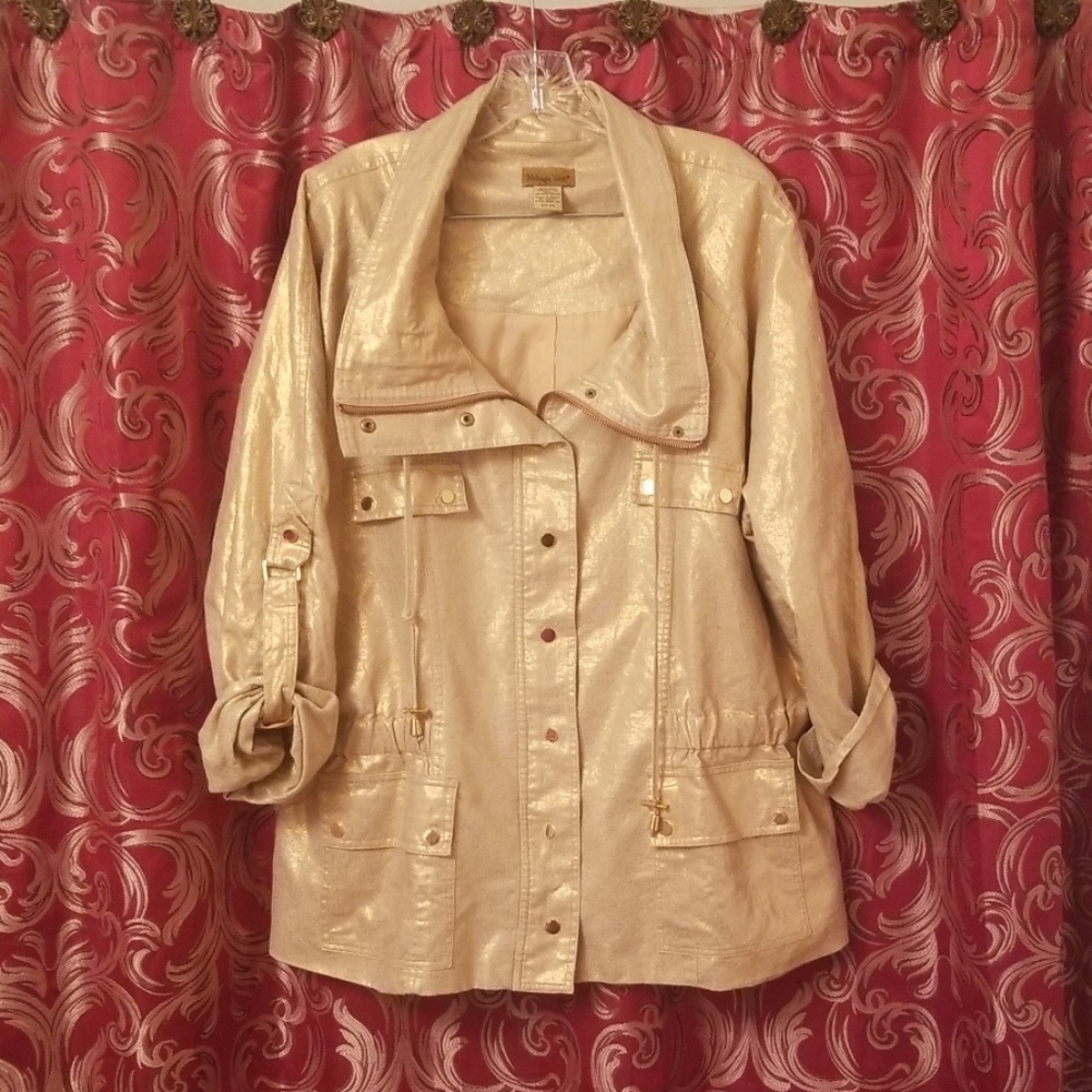 Midnight Velvet Gold Jacket